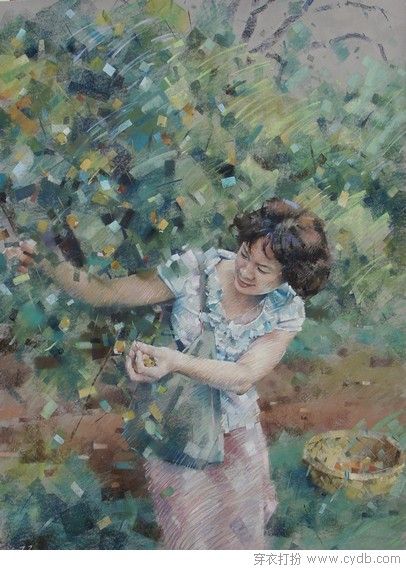 美如插画的衣裙